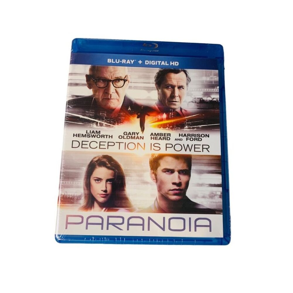 Paranoia‎ Sealed New Blu-Ray  Disc Movie Liam Hemsworth Gary Oldman Amber Heard
